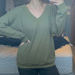 Green sweater